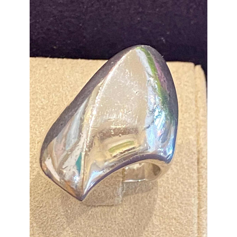 Nanna Ditzel voor Goerg Jensen, N°91 ring in massief zilver, Denmark ca 1960