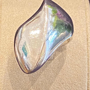 Nanna Ditzel pour Goerg Jensen, bague NÂ°91 en argent massif, Danemark ca 1960
