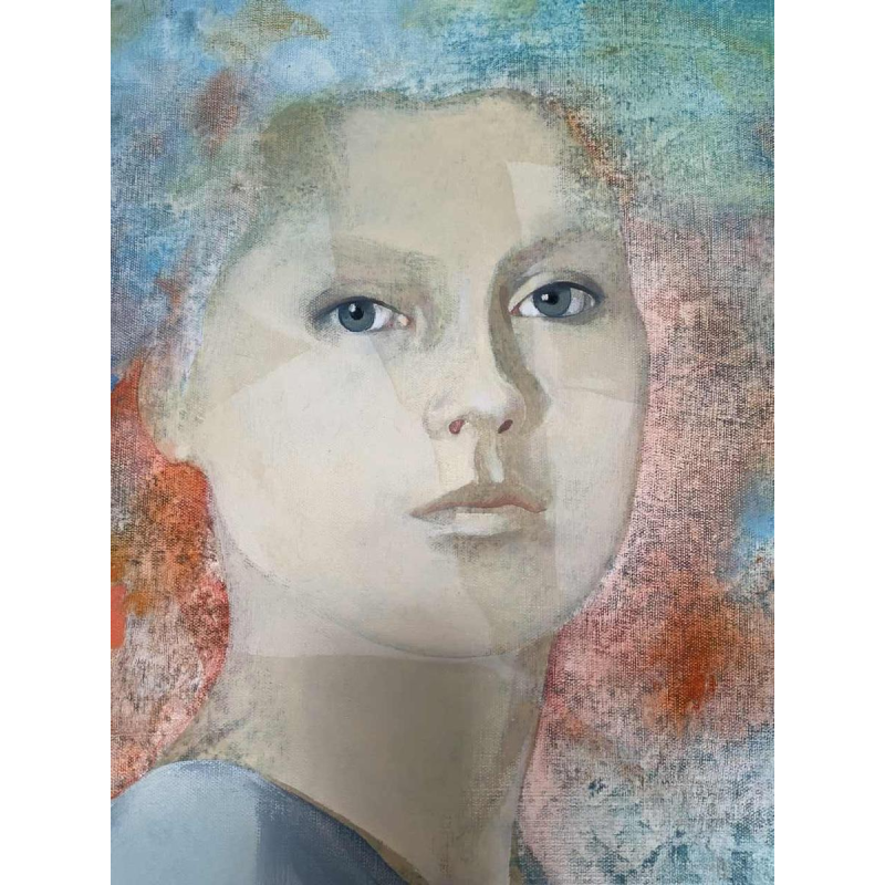 Guy Mytych Portrait of a Woman painting oil on canvas, 1981