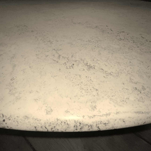 Angelo Mangiarotti for Up&Up, round travertine coffee table, central cylindrical base, 1970s