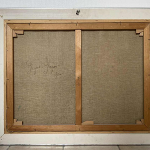 Guy Mytych 'Portrait de femme' peinture huile sur toile, 1981