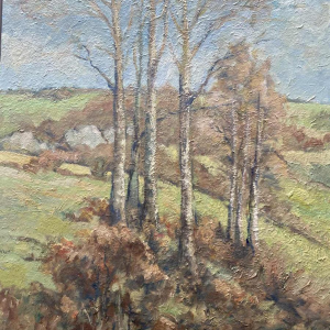 Richard Heintz Landscape painting oil on canvas