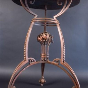 Sellette Jardinière Art Nouveau Sécessionniste, fer forgé - Wiener Werkstatten