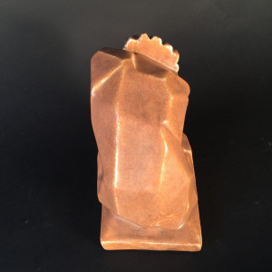 Angelo Hecq / Roger Guérin "Femme Nue" en grès de style cubiste - circa 1925