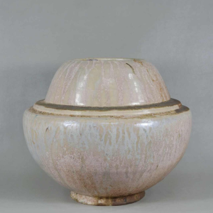 Roger Guérin : grand vase art deco, pièce unique, grès de Bouffioulx