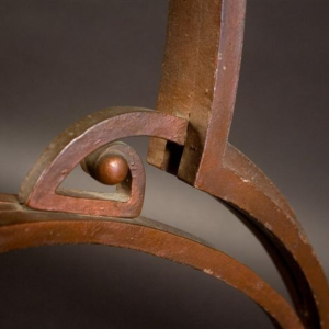 Sellette Jardinière Art Nouveau Sécessionniste, fer forgé - Wiener Werkstatten