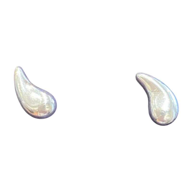 Elsa Peretti (1940-2021) voor Tiffany & Co, "Tranen" zilver oorbellen