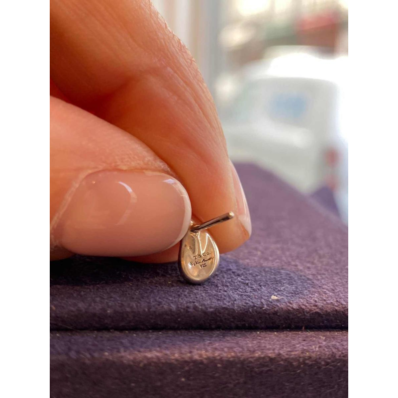 Elsa Peretti (1940-2021) voor Tiffany & Co, "Tranen" zilver oorbellen