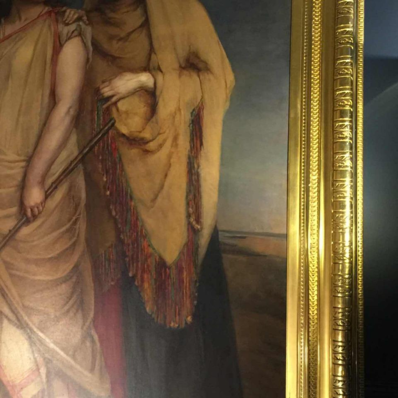 Jean-François Portaels (attributed), Symbolist Orientalist Museum painting, 19th