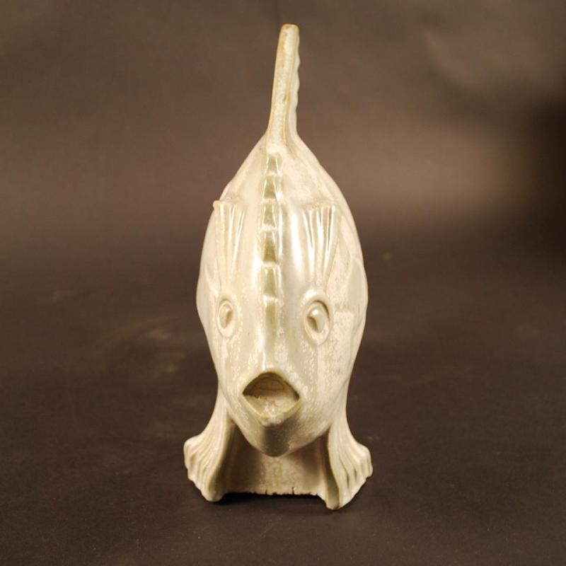 Roger Guerin "Fish" Art Deco - Earthwear Sculpture Grès Salé - Circa 1925/1930