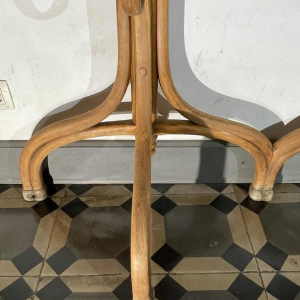 THONET GEBRÜDER / FRERES, Double Coat Rack N ° 1 Curved Bent Wood Mirror, 19th