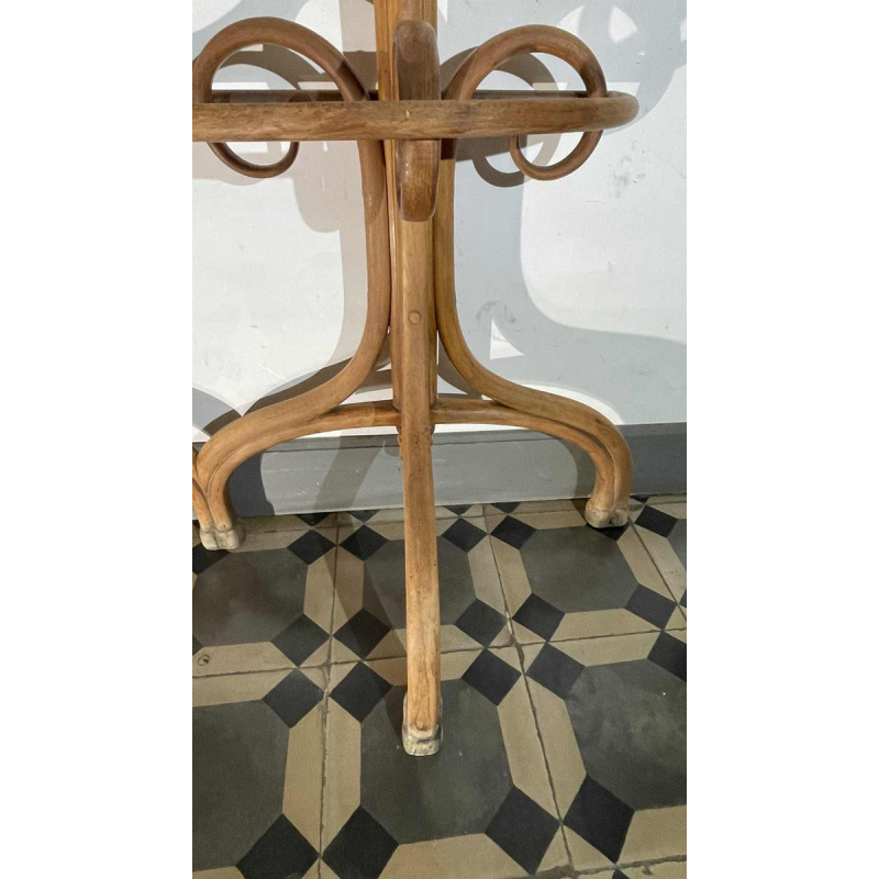 THONET GEBRÜDER / FRERES, Double Porte Manteau N°1 Miroir Bois Courbé, 19ème