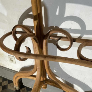 THONET GEBRÜDER / FRERES, Double Porte Manteau N°1 Miroir Bois Courbé, 19ème