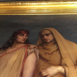 Jean-François Portaels (attributed), Symbolist Orientalist Museum painting, 19th