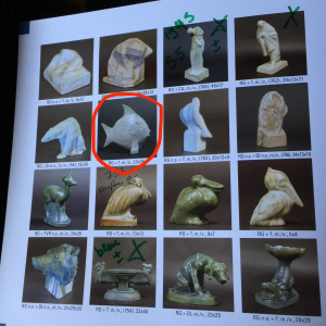 Roger Guerin "Fish" Art Deco - Earthwear Sculpture Salted stoneware - Circa 1925/1930