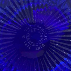 Baccarat & Cristaux d'Albret / Franklin Mint, collection of 10 crystal cameo paperweights, American Independence 1974