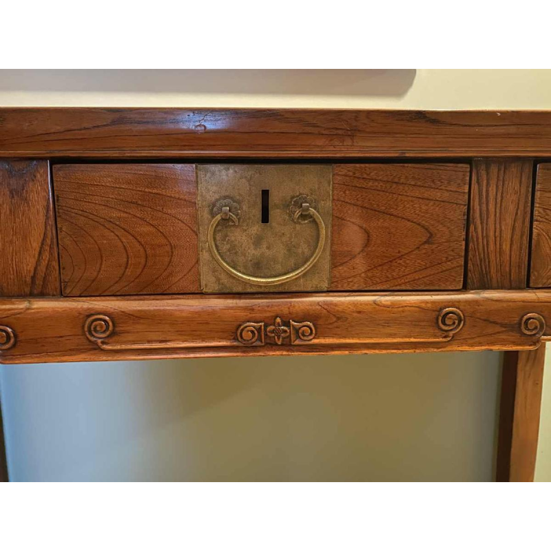 Console indo-chinoise en orme, XXe s