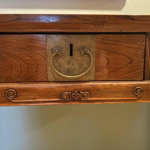 Indo-Chinese elm console, XXth c