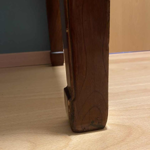 Indo-Chinese elm console, XXth c