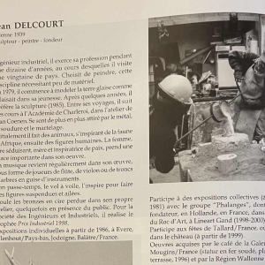 Jean Delcourt "Baseball Players", lost wax bronze sculpture 1/1 in 2002