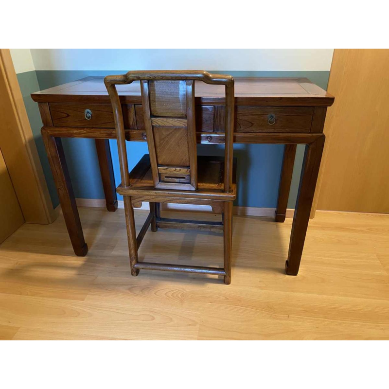 Console indo-chinoise en orme, XXe s