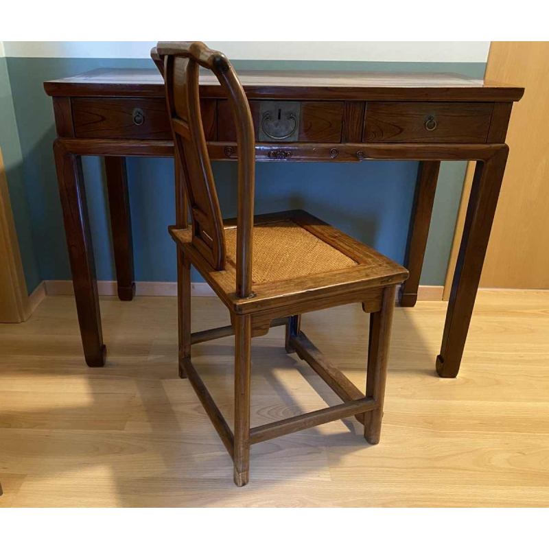 Console indo-chinoise en orme, XXe s