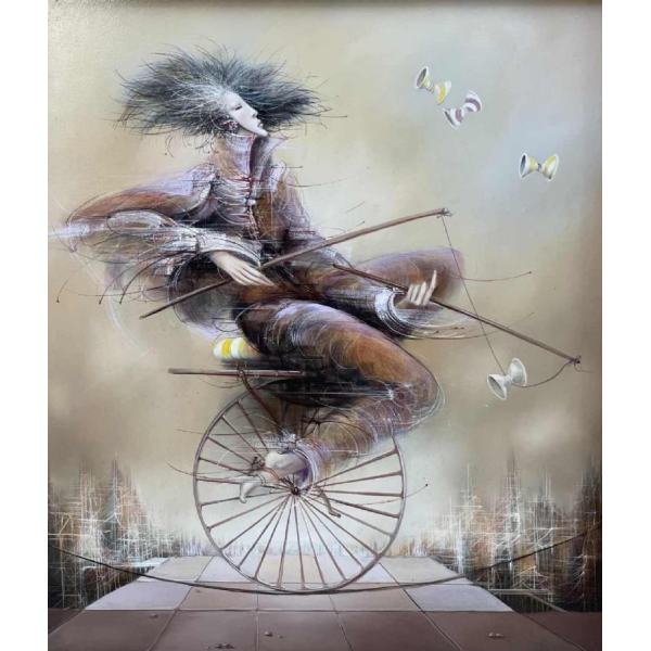 Jean-Claude DRESSE (1946-) : « Le funambule »