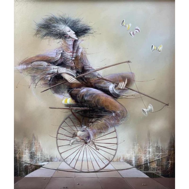 Jean-Claude DRESSE (1946-) : « Le funambule »