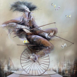 Jean-Claude DRESSE (1946-) : « Le funambule »