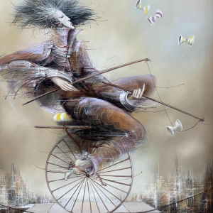 Jean-Claude DRESSE (1946-) : « Le funambule »