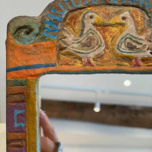 Les Argonautes Ã  Vallauris, miroir aux colombes en cÃ©ramique, XXe s