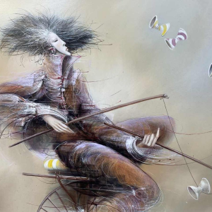 Jean-Claude DRESSE (1946-): "Le funambule" (De koorddanser)