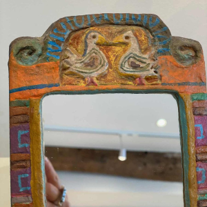 Les Argonautes Ã  Vallauris, miroir aux colombes en cÃ©ramique, XXe s