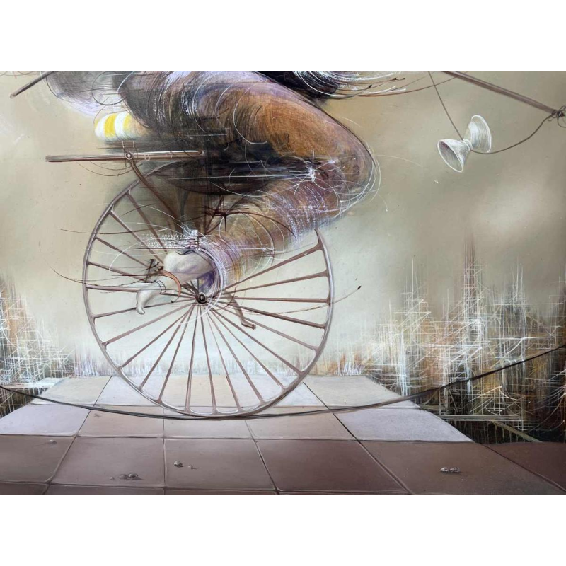 Jean-Claude DRESSE (1946-): "Le funambule" (De koorddanser)