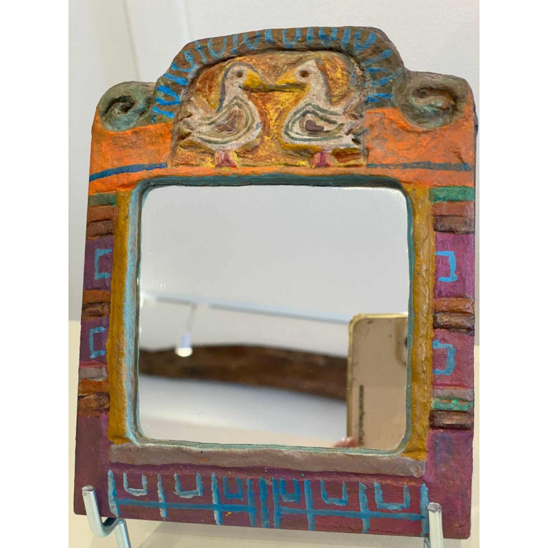 Les Argonautes Ã  Vallauris, miroir aux colombes en cÃ©ramique, XXe s