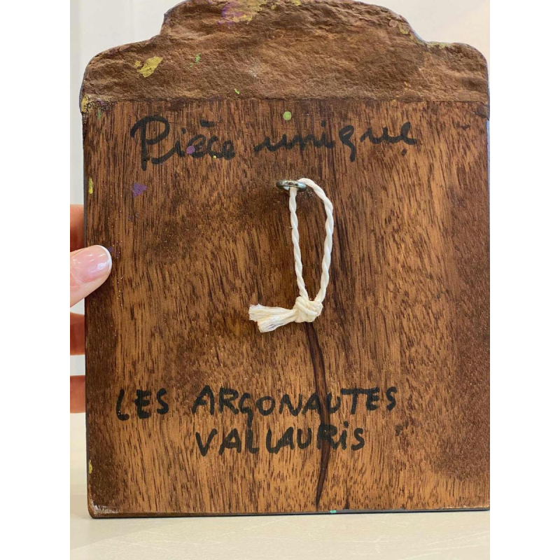 Les Argonautes Ã  Vallauris, miroir aux colombes en cÃ©ramique, XXe s