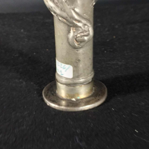 OMER DIERICKX, Rare Sceau Tampon Cachet ART NOUVEAU, sculpture nus étain, 1900s