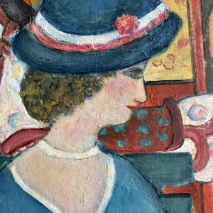 Marcel HOCQ :(1933-20121): « La petite fille au ballon et le carrousel »