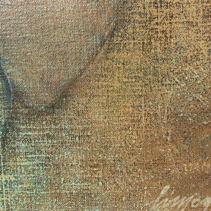 Simone TOUSSAINT (1940-2004) "Un bruit qui court" 50x70 cm