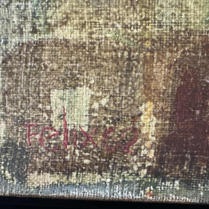 Jean-Pierre FELIX (1938-): "abstract werk" in 1963