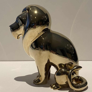 Laszlo Tibay par Caster Bronz Kft 'Lion' sculpture en bronze, 1962