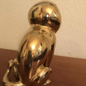 Laszlo Tibay par Caster Bronz Kft 'Lion' sculpture en bronze, 1962