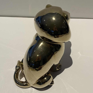 Laszlo Tibay by Caster Bronz Kft Lion bronze sculpture, 1962