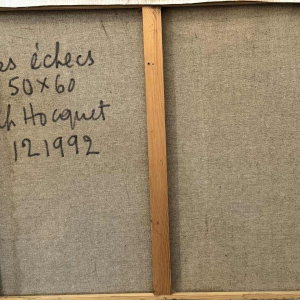 Christian HOCQUET (1935-2014) : « Les échecs»