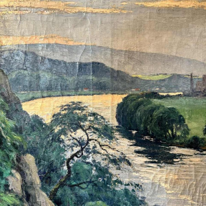 Eugène COLIGNON (1876-1961): « The Meuse and the Mills of Beez - Namur »