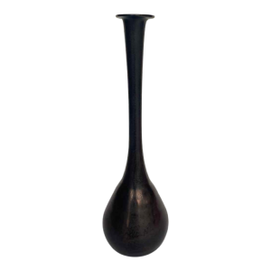 ROMAIN GEVAERT (Val-Saint-Lambert) Oignon de Jemeppe Art Nouveau vase, copper-plated glass, early 20th century