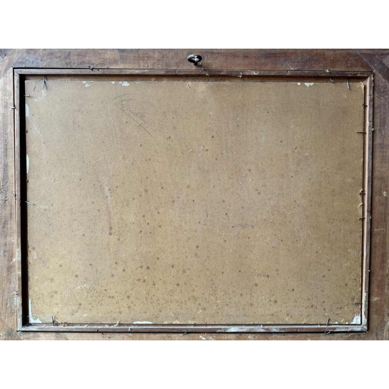 Paul MATHIEU "The Meuse at Namur with the Jambes Bridge and the Citadel", oil on canvas