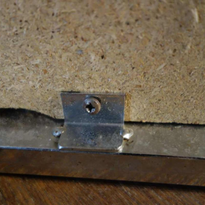 table basse céramique / métal chromé Design Style Belarti, circa 1960