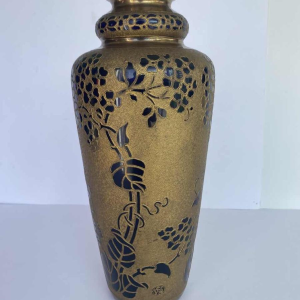 Val-Saint-Lambert, vase Art Nouveau "Hortensia" en galvanoplastie, ca 1922