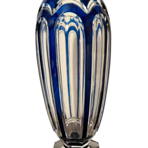 Val Saint Lambert, large ADP9 vase (Art Deco Paris) crystal 1925 era high: 40 cm